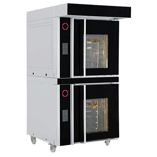Virtus Elektro-Rotationsofen 5x 40x60 mit Befeuchter, Bäckereiofen und Gärschrank, digitale Version - RESTPOSTEN