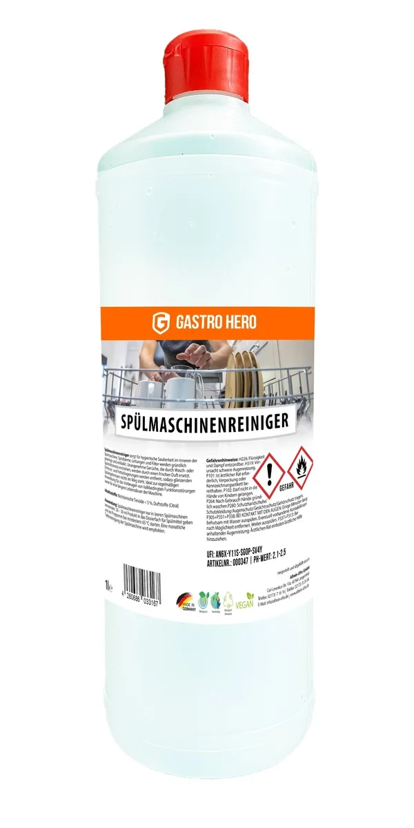 Spülmaschinenreiniger 1 Liter für eine saubere Spülmaschine