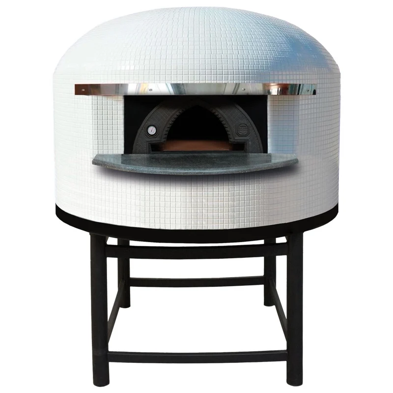 Virtus Holz-Pizzaofen, Backplatte ø 1500 mm, Kapazität 8 Pizzen