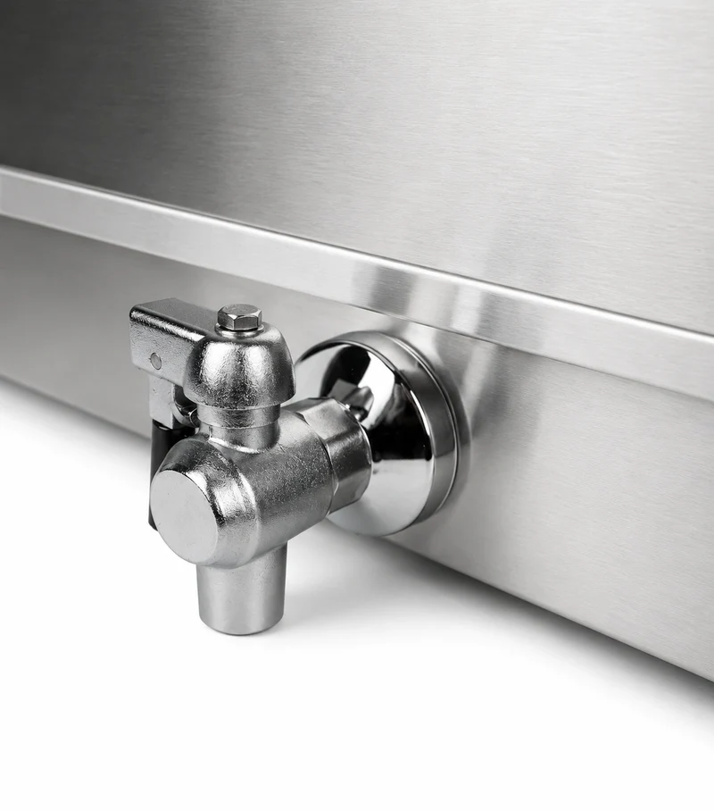 Combisteel Elektro Tischfriteuse 25L - mit Abflussventil