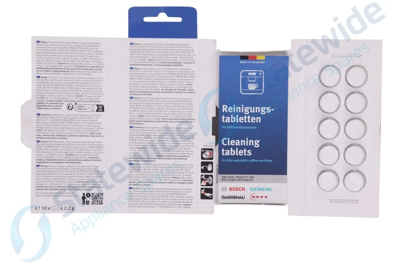 BOSCH COFFEE M/C CLEANING TABLETS (10 Pack)-Genuine