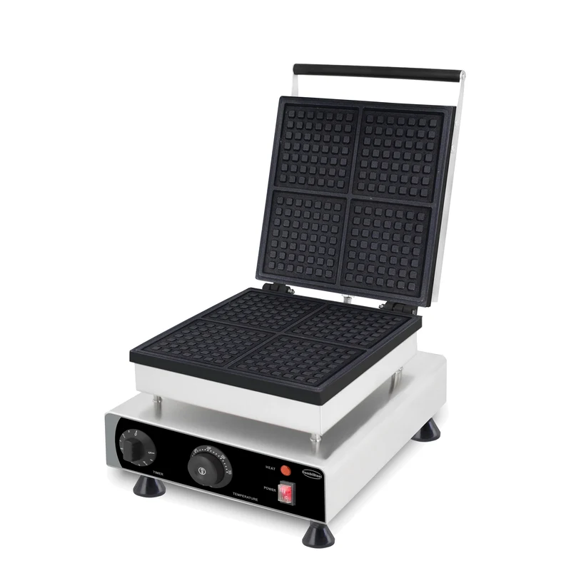 Combisteel Waffeleisen 4ST Quadratische Waffeln