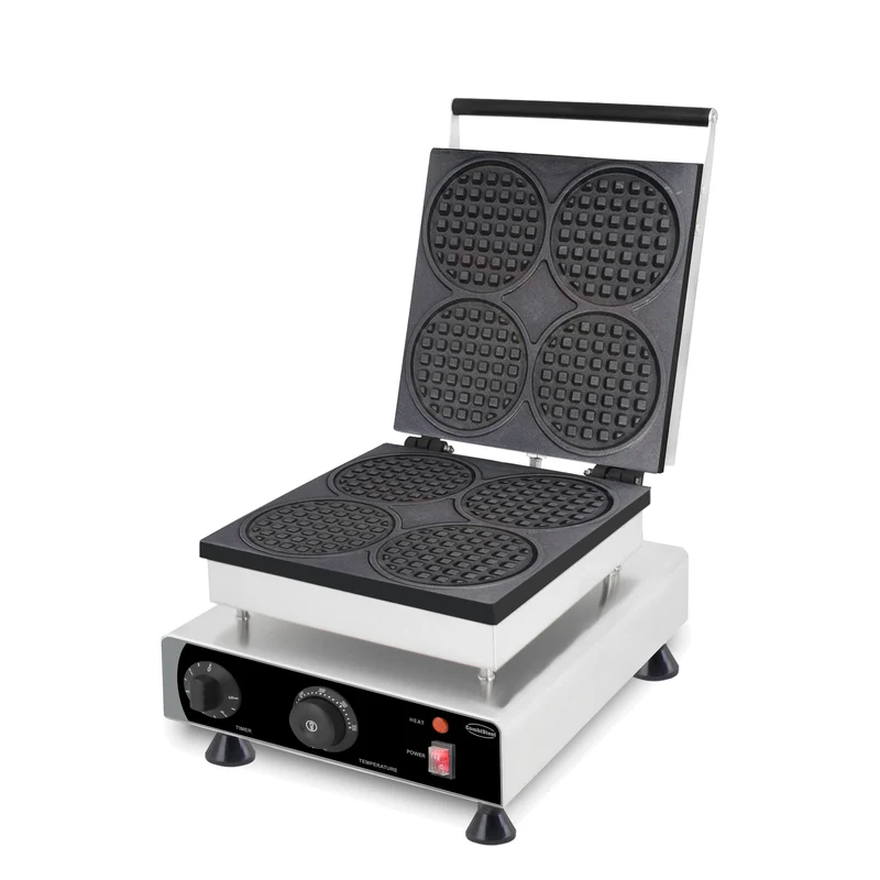 Combisteel Waffeleisen 4ST Runde Waffeln