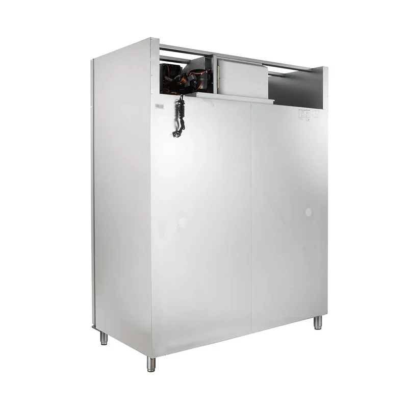 Gastronomie Kühlschrank ECO 1400 GN 2/1 Monoblock, 1350 Liter Kühlraumvolumen, 6 verstellbare Einlegeböden, Robuste Bauweise, Edelstahl
