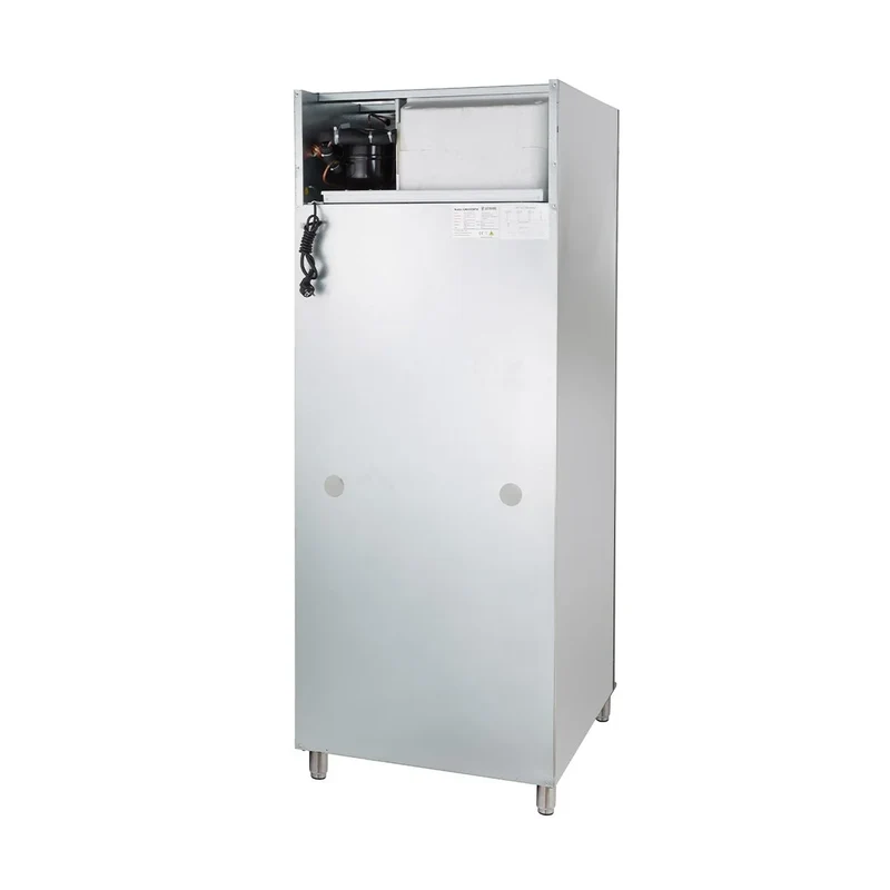 Gastronomie Kühlschrank ECO 700 GN 2/1 Monoblock , 616 Liter Kühlraumvolumen, 3 verstellbare Einlegeböden, Robuste Bauweise, Edelstahl