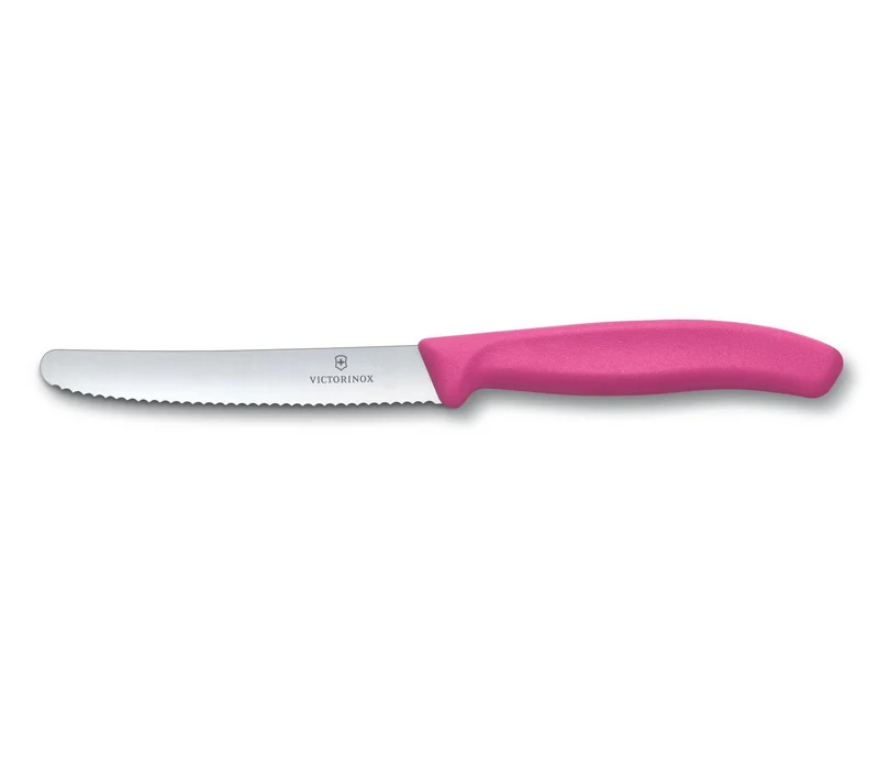 Tomatenmesser Swiss Classic Wellenschliff 11cm verschiedene Farben