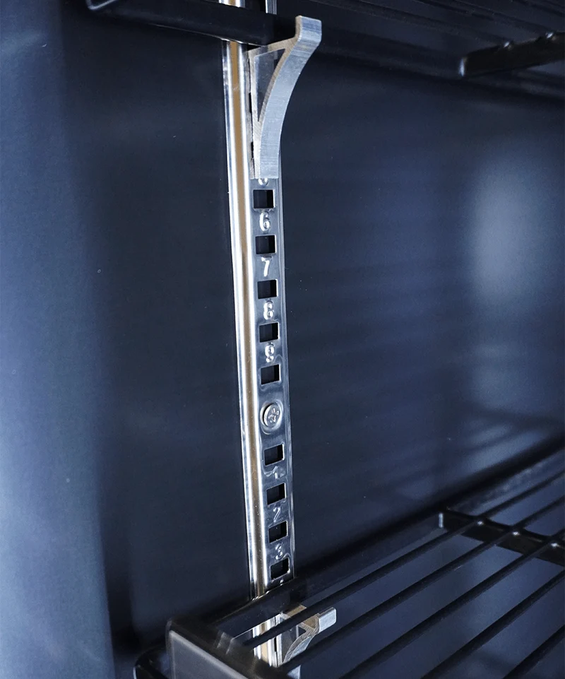 Combisteel Kühlschrank 1 Glastür Schwarz CEB-500R Bl