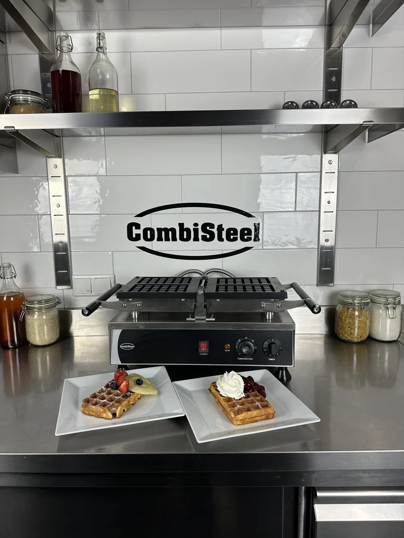 Combisteel Rotierendes Waffeleisen 2ST Brüssel Waffel