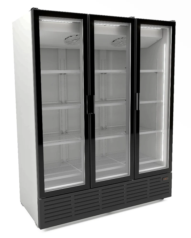Combisteel Kühlschrank 3 Glastüren - Weiss 9002