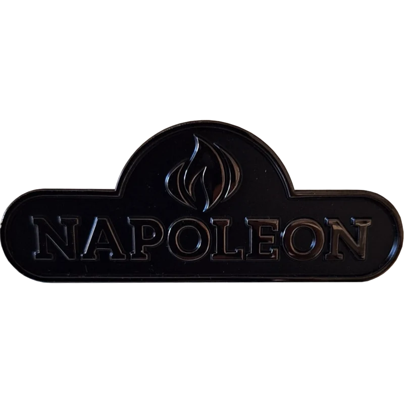 Napoleon Logo, Schwarz Chrom (N385-0307-BK)