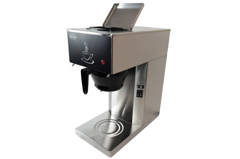 Combisteel Kaffeemaschine Inkl. 2 Kaffeekanne aus Glas 1.8L