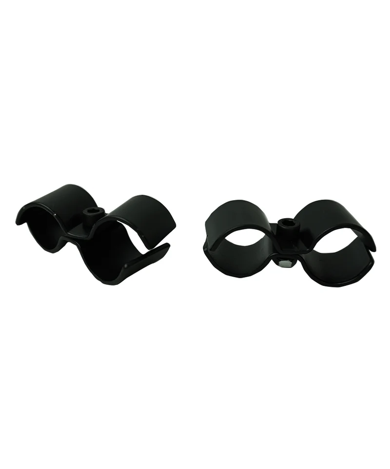 Combisteel Satz mit 2 Schwarze Halterungen Zum Verbinden der Regale für 7530.0025-0030-0035-0040