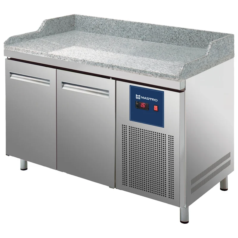 Mastro Pizzatisch mit 2 Türen 600x400 mm