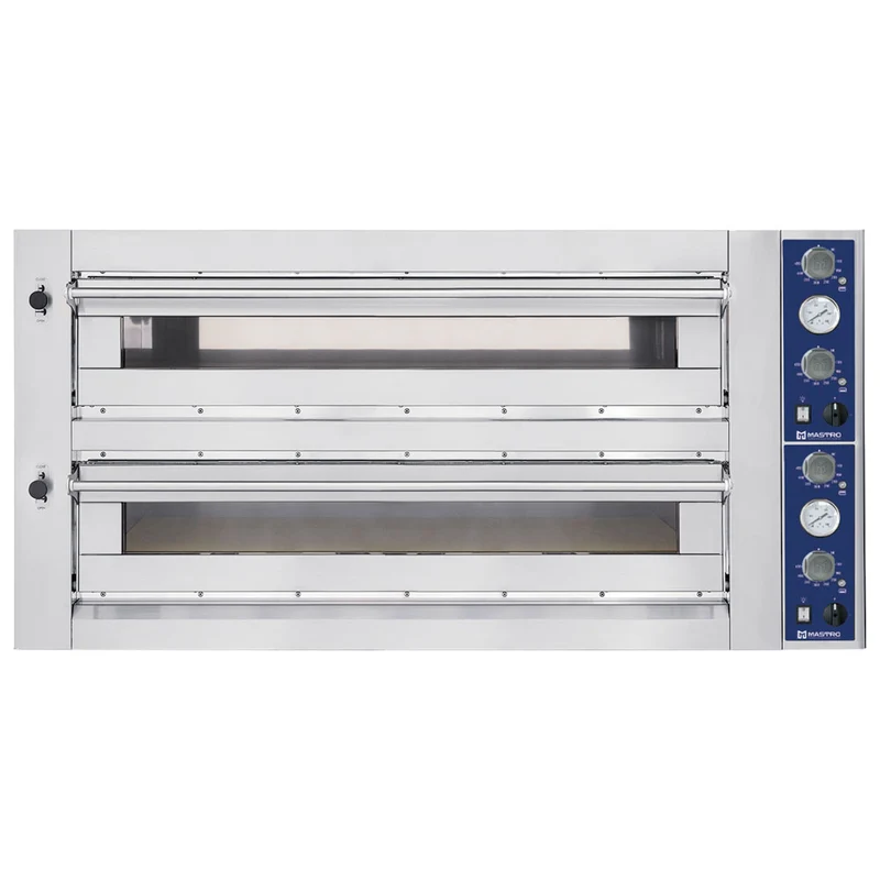 Mastro Elektro-Pizzaofen für 6+6 Pizzen ø 35 cm, mechanische Bedienung