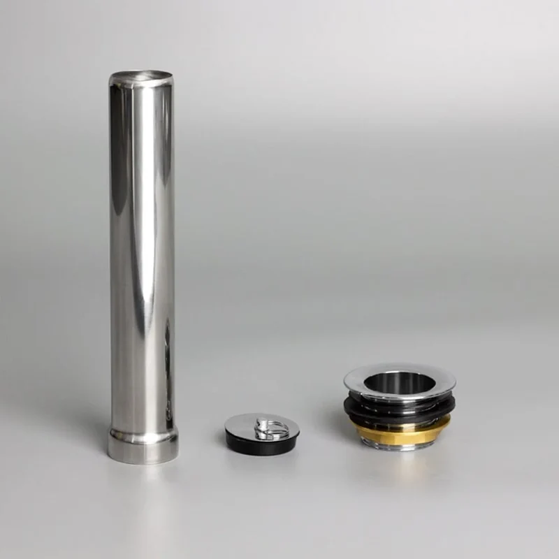 [ET] Ablaufventil aus Metall inklusive Standrohr und Stopfen für Spültische Basic