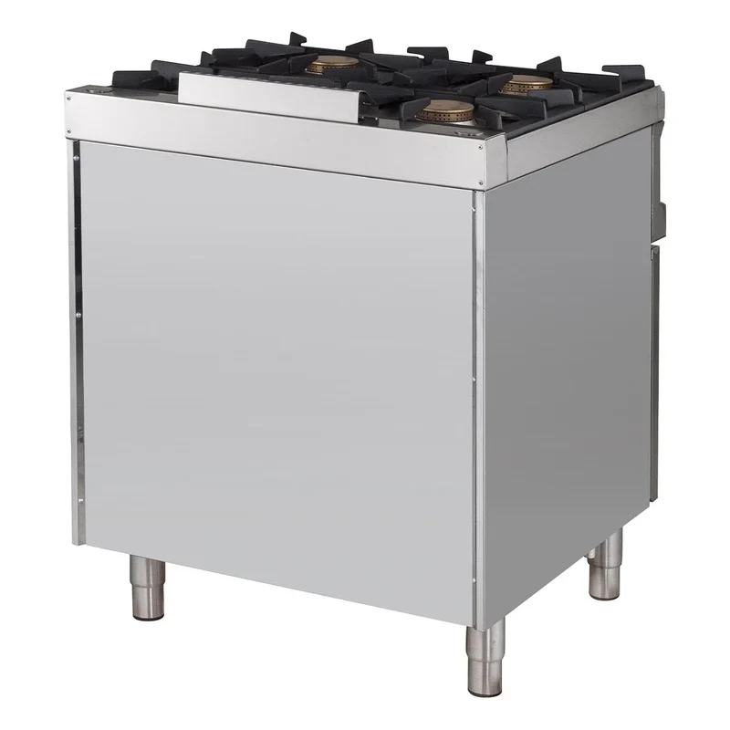 Gasherd Serie 700 - 70/70 mit Gasbackofen - 4 Kochstellen - 34 kW
