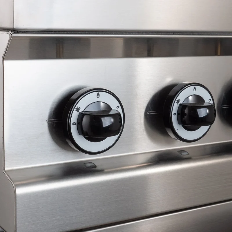 Gasherd Serie 700 - 70/70 mit Gasbackofen - 4 Kochstellen - 34 kW