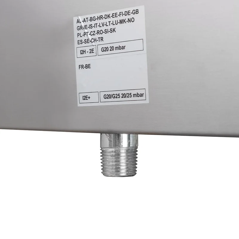 Gasherd Serie 700 - 70/70 mit Gasbackofen - 4 Kochstellen - 34 kW
