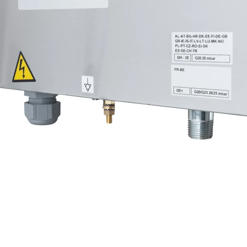 Gasherd Serie 700 - 70/70 mit Elektrobackofen, Umluft - 4 Kochstellen - 30,6 kW
