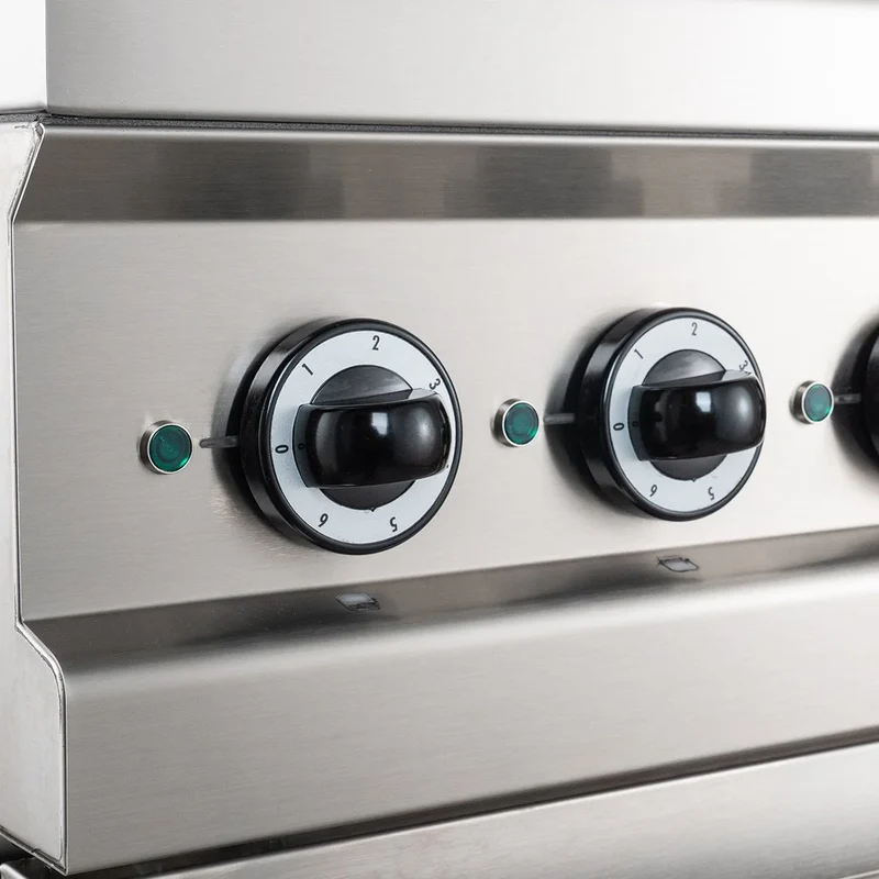 Elektroherd Serie 700 - 110/70 mit Elektrobackofen - 6 quadratische Kochfelder - 20,9 kW