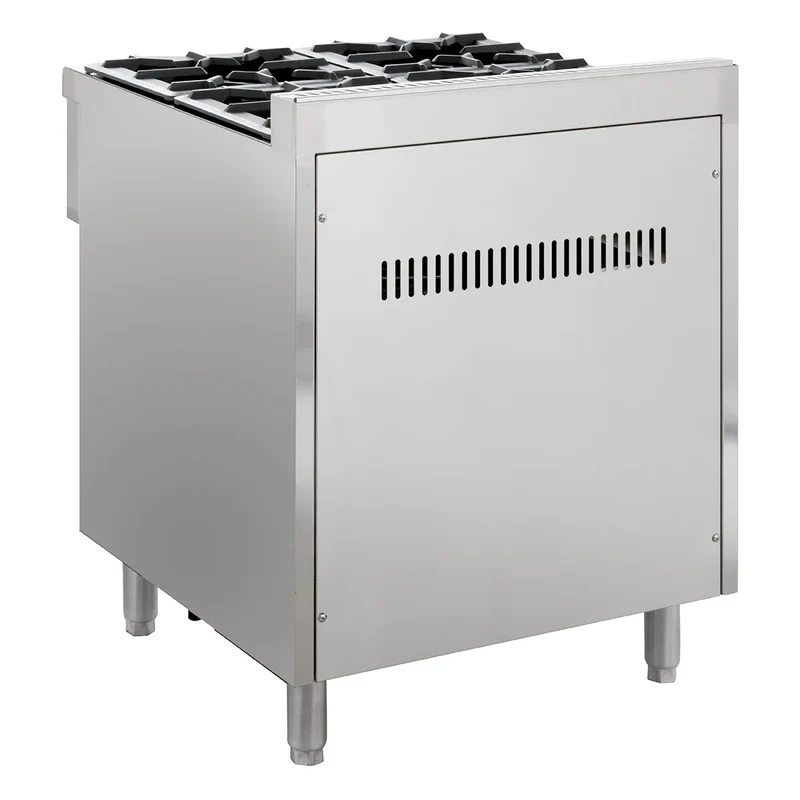Gasherd ECO mit offenem Unterbau - 28,8 kW - 4 Brenner