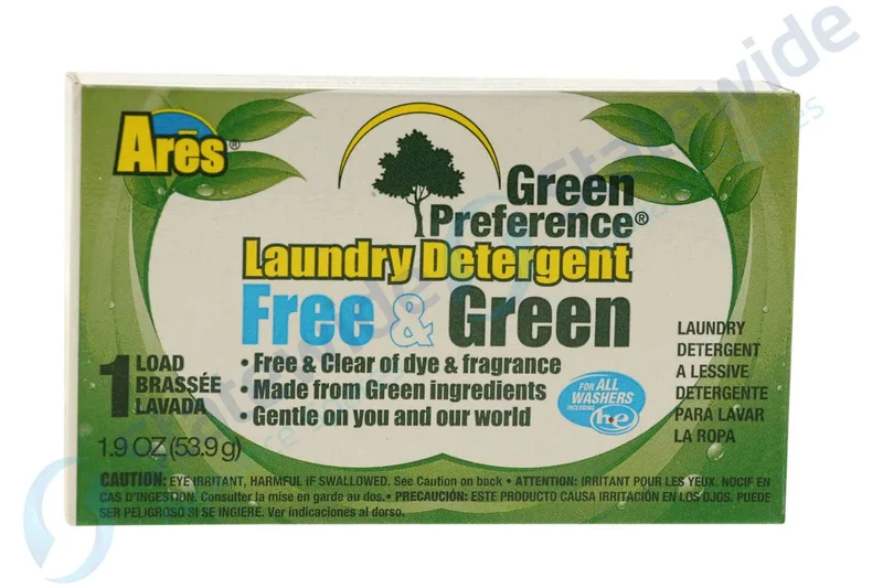 ARES GREEN PREFERENCE FL/TL Washing POWDER (Single USE) Box-(154 Pack)