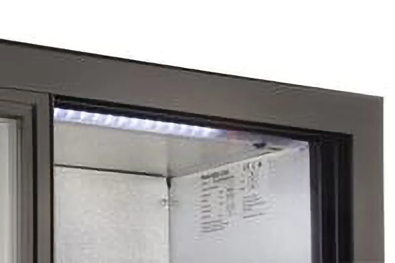 Barkühlschrank ECO 230 mit Schiebetüren schwarz, LED Beleuchtung, unterbaubar