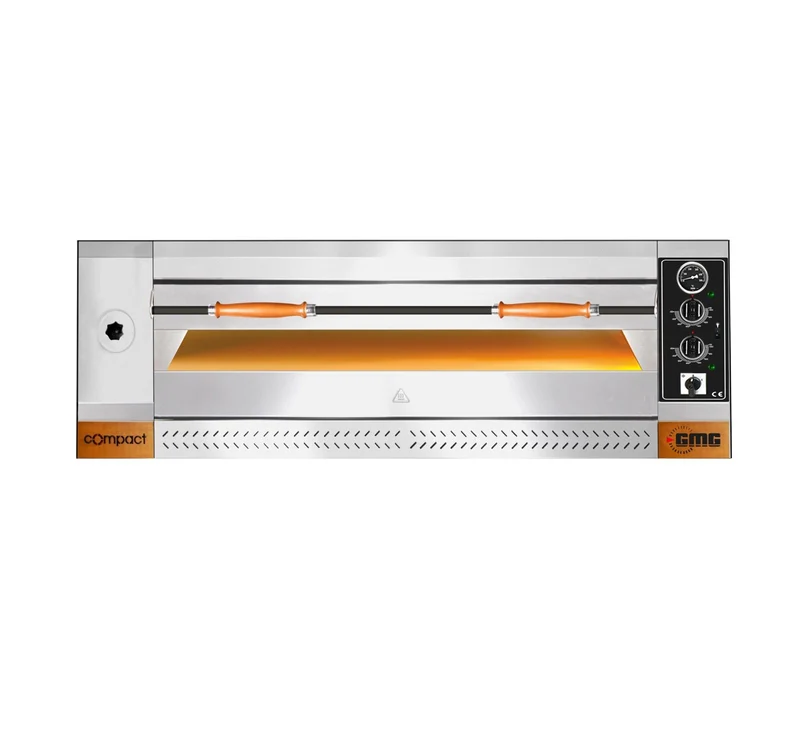 GMG Pizzaofen, 9x Ø 30 cm, 8 kW 400V, Stapelbar, mit Schamottsteinboden, 1 Backkammer