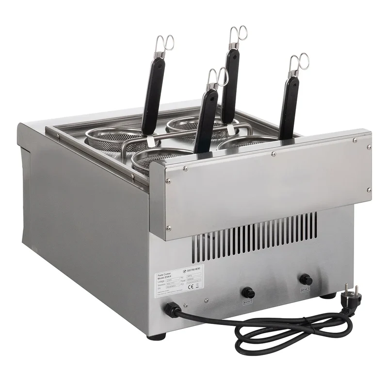 Elektrischer Nudelkocher - 4 Siebe - 16,5l