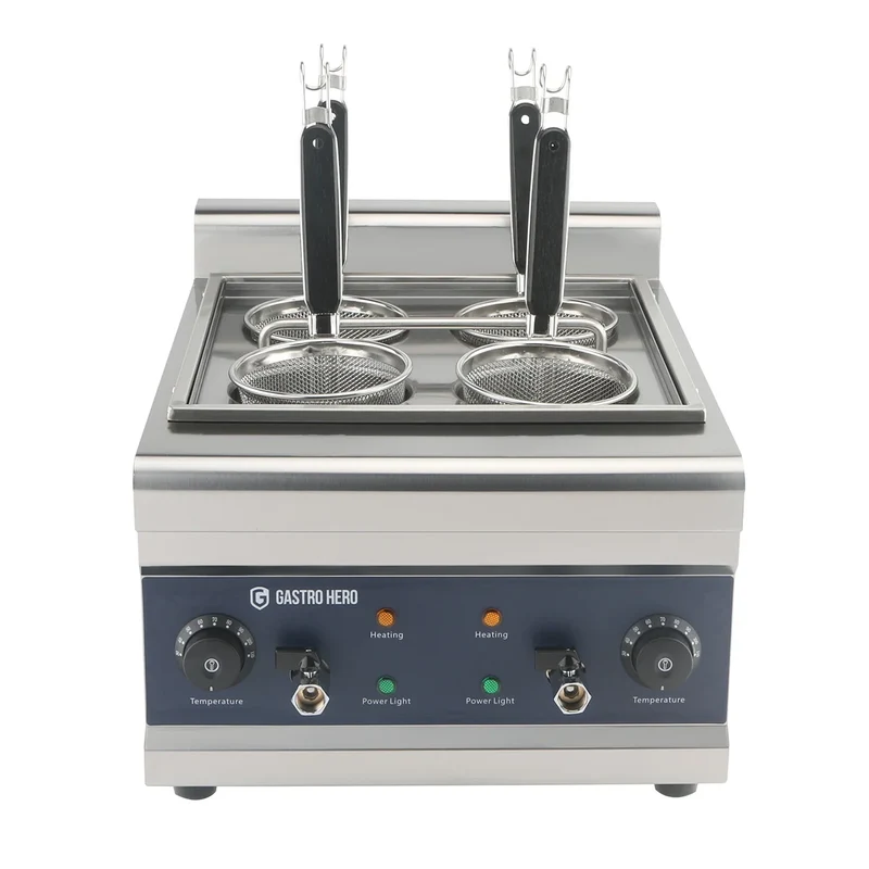 Elektrischer Nudelkocher - 4 Siebe - 16,5l
