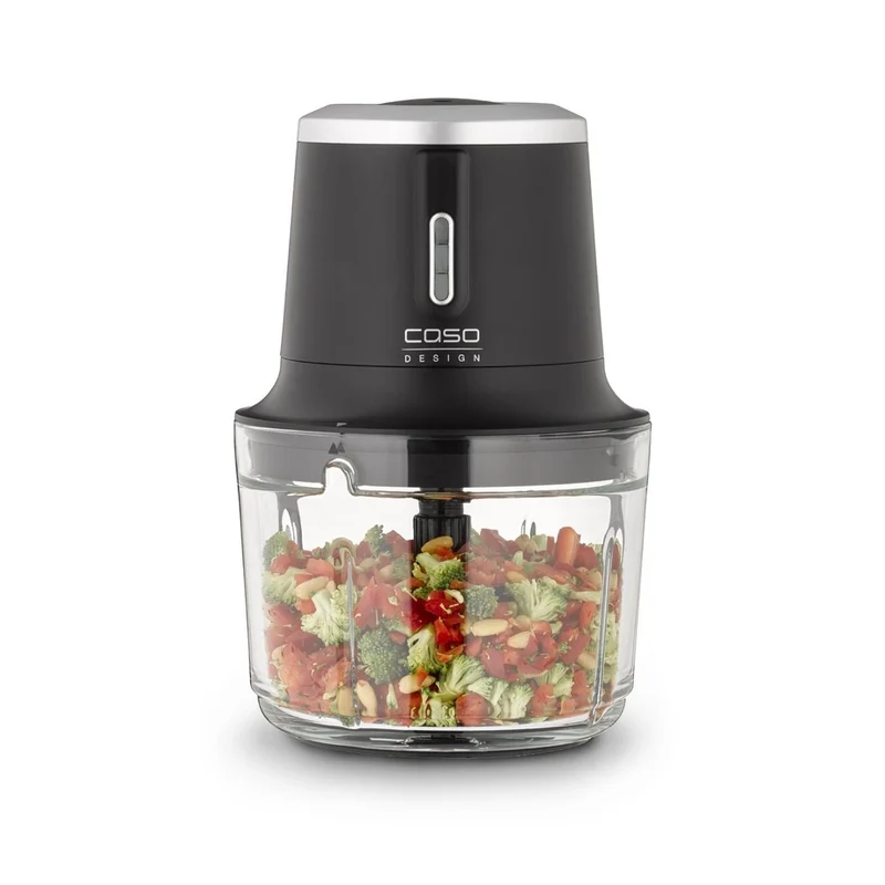 CASO Chop & Go Akku-Multizerkleinerer, kabellos, 200 W, 1-l-Glasbehälter