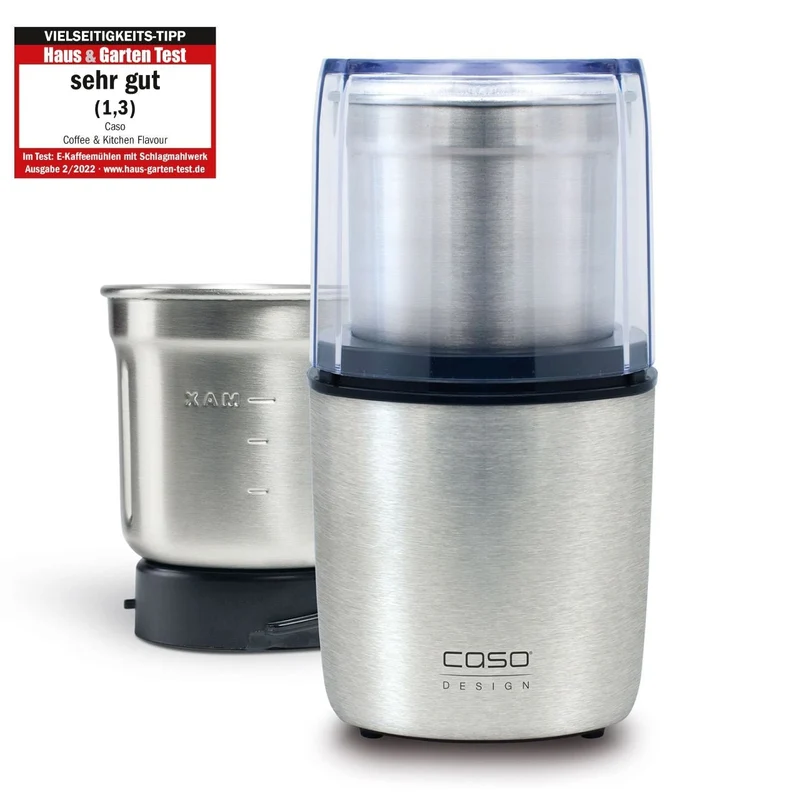 CASO Coffee & Kitchen Flavour Kaffee- und Gewürzmühle mit Zerkleinerer