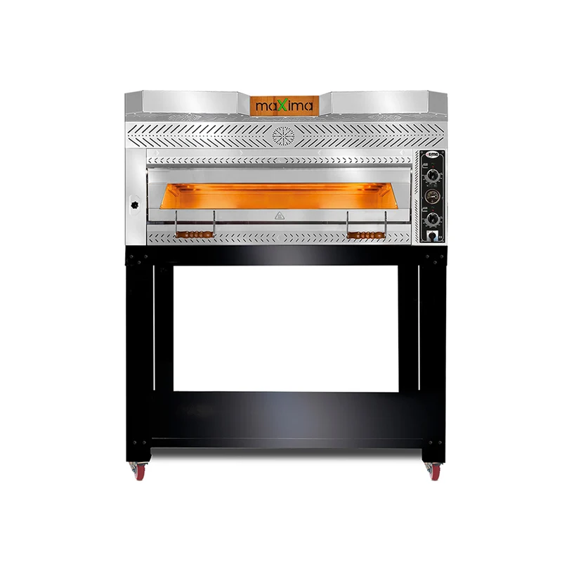 GMG Pizzaofen, 6x Ø 35cm, 8 kW 400V, Stapelbar, Vollständig aus Schamottstein, 1 Backkammer
