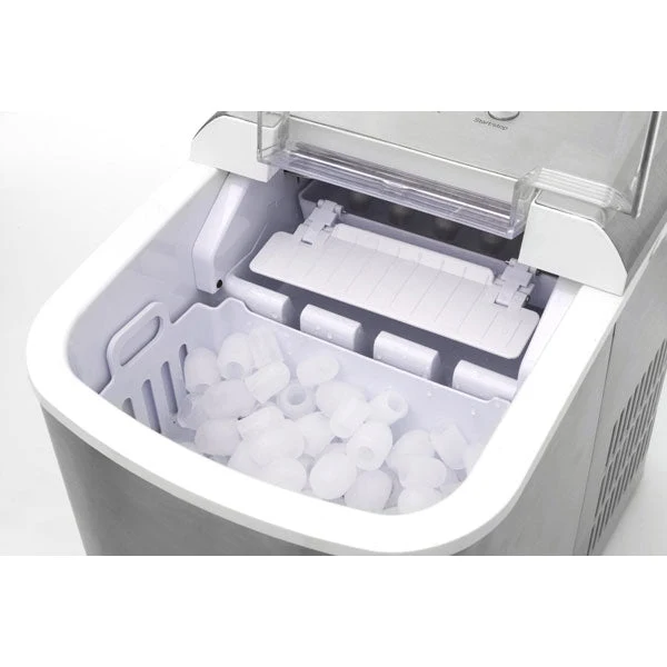 CASO IceChef Pro Eiswürfelbereiter – 12 kg Eis in 24 h, 2 Würfelgrößen