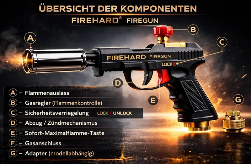 Firehard Firegun | Grillgun