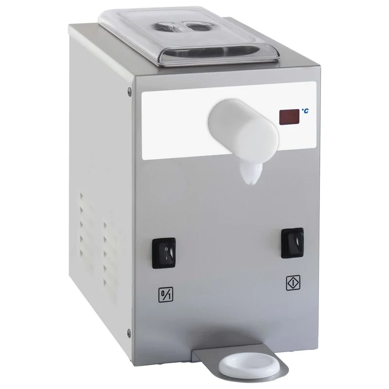 Virtus Sahnemaschine mechanisch, Kapazität 2 Liter, Produktion 100 Liter/ Stunde, Luft-Kondesation