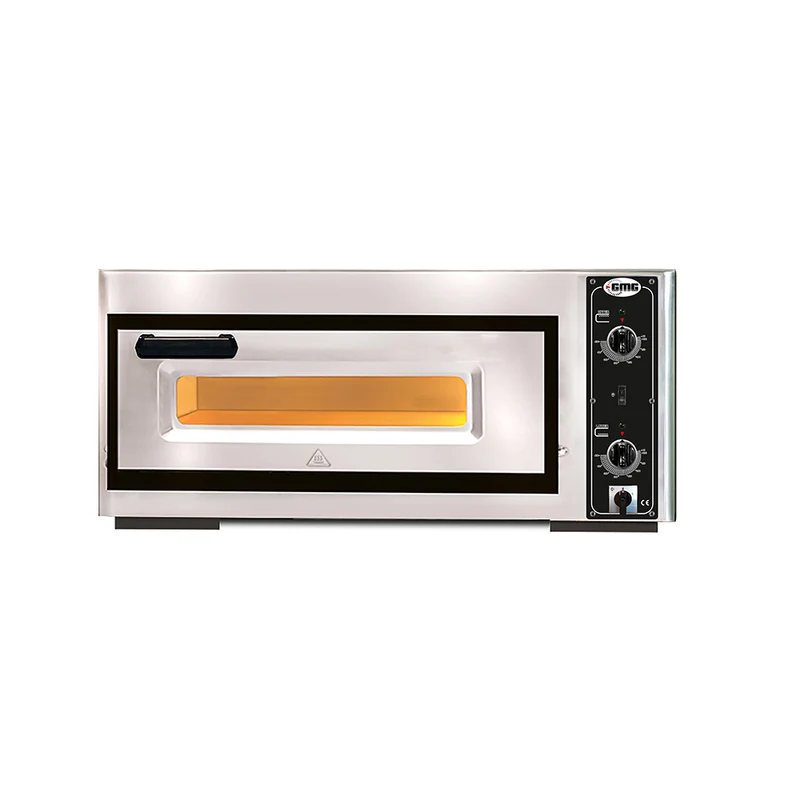 GMG Pizzaofen PF4040 E elektrisch, 1x Ø 39cm, 3,5 kW, 230V, Edelstahl 1 Backkammer m. 18cm Höhe