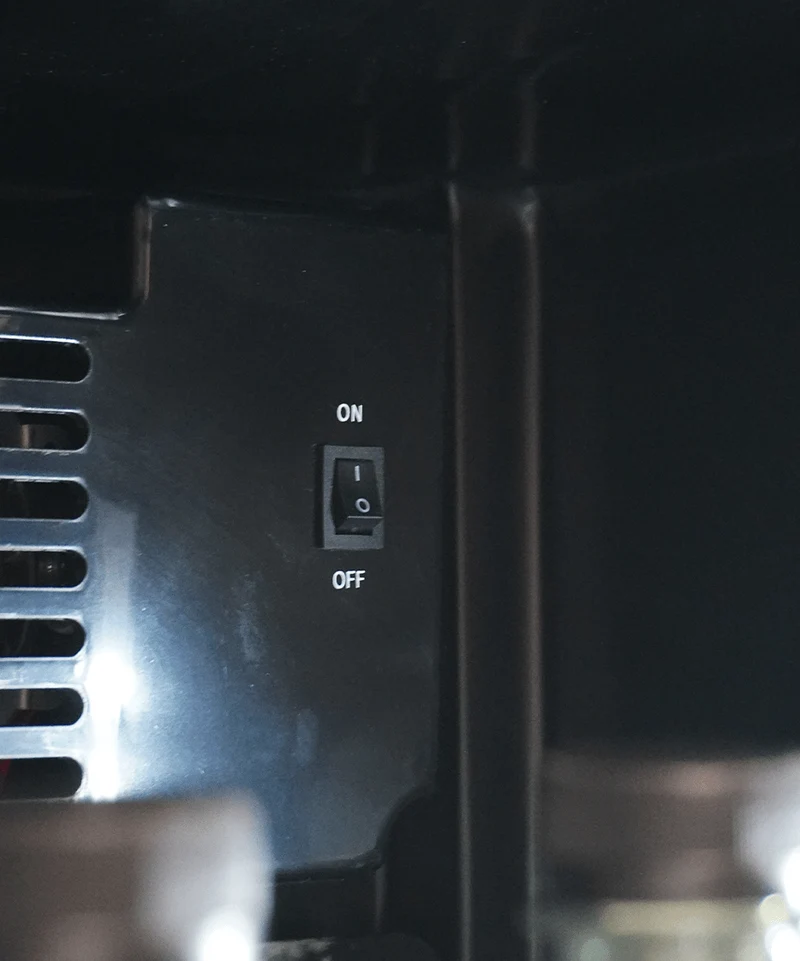 Combisteel Kühlschrank 1 Glastür Schwarz SVE-450 Bl