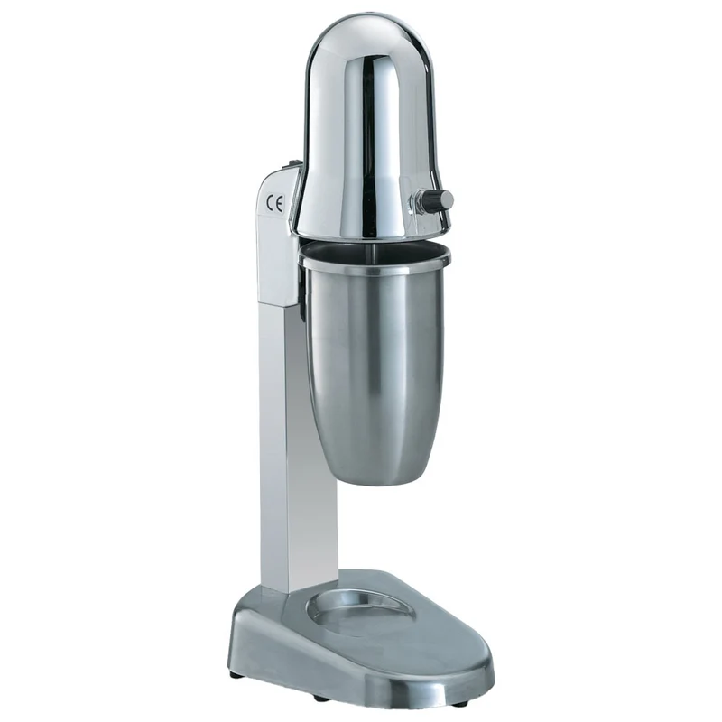 Mastro Milchshakemixer mit Geschwindigkeitsregler und 1 Edelstahlbecher 0,9 Liter