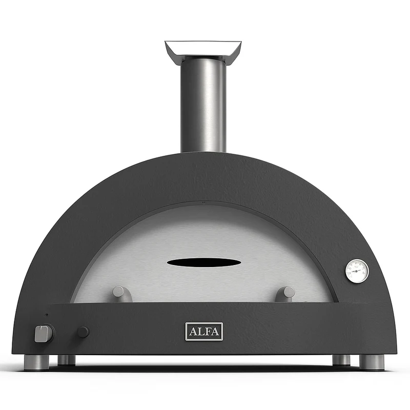 Alfa Forni Moderno 5 Pizze, Holz, Grau