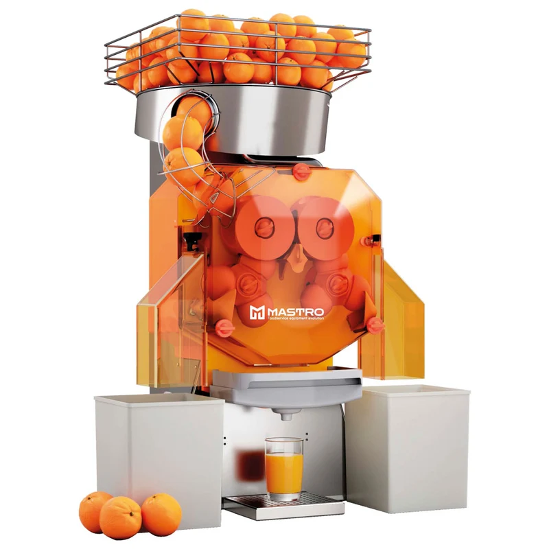 Mastro Zitruspresse halbautomatisch, 38 Orangen/Minute, ø 60-80 mm, Korb 15 kg