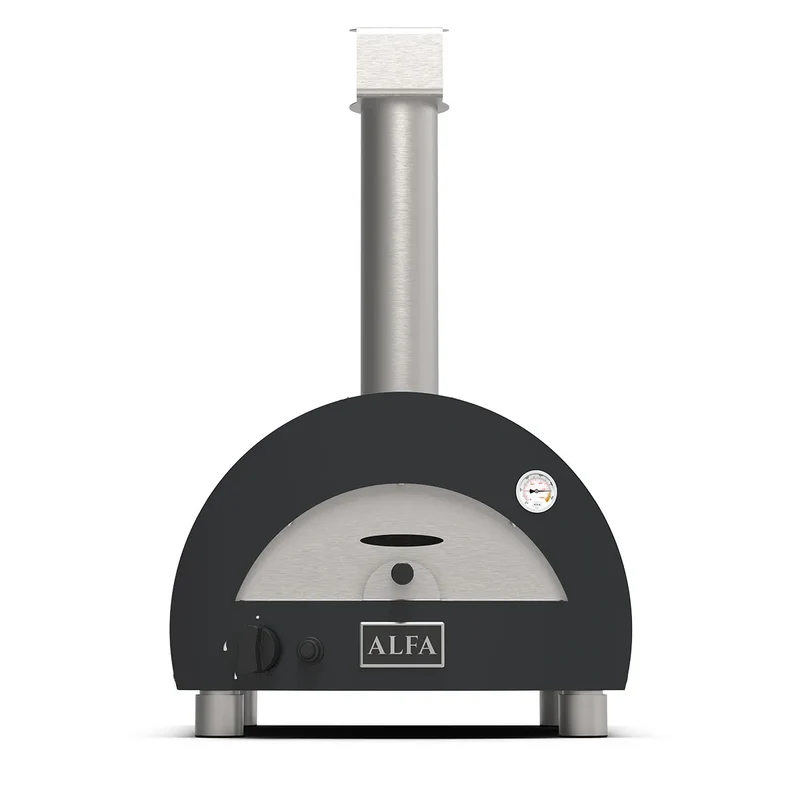 Alfa Forni Moderno 1 Pizze, Gas/Hybrid, Rot