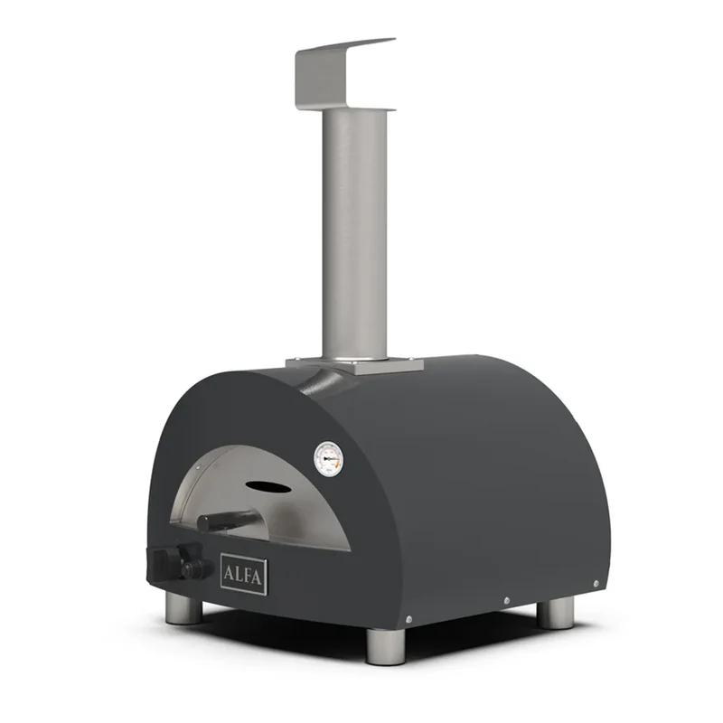 Alfa Forni Moderno 1 Pizze, Gas/Hybrid, Rot