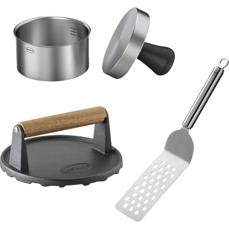 Rösle Barbecue Burger 3er Set