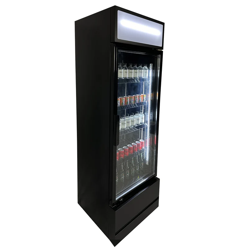 Combisteel Kühlschrank Glastür FCU-370 Bl