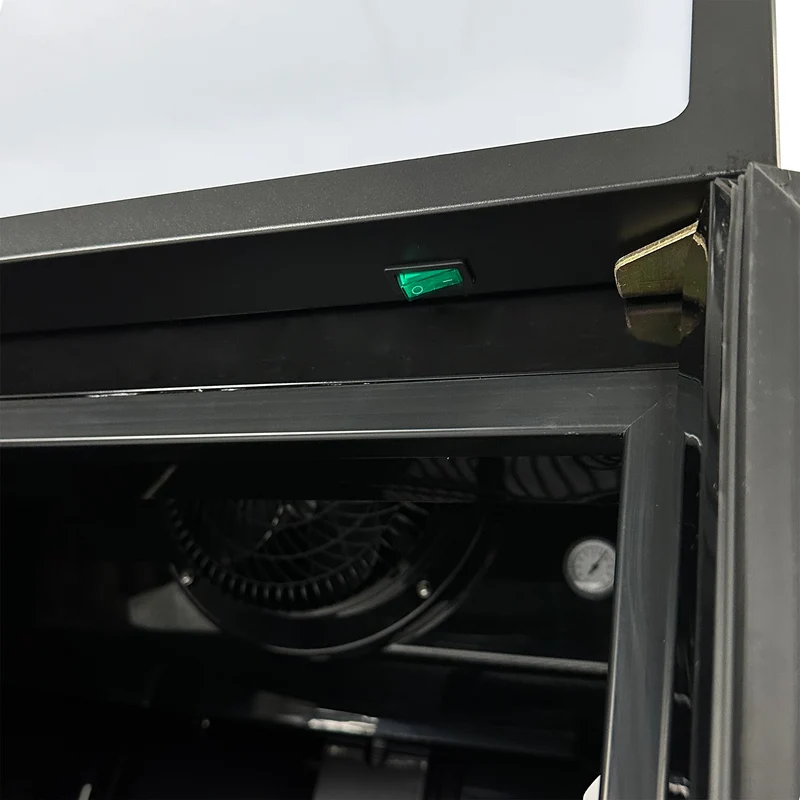 Combisteel Kühlschrank Glastür FCU-370 Bl