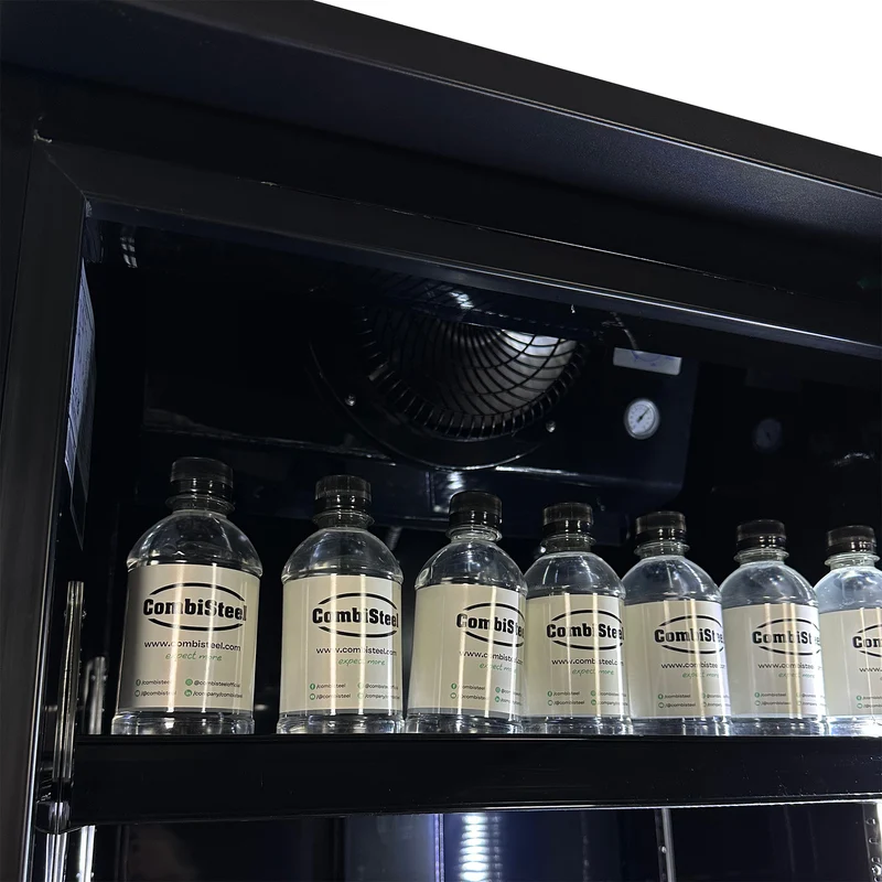 Combisteel Kühlschrank Glastür FCU-370 Bl