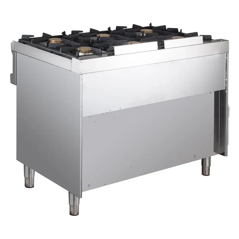 Gasherd Serie 700 - 110/70 - 6 Kochstellen - 42 kW