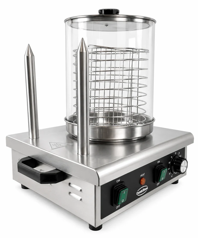 Combisteel Hot Dog Gerät mit 2 Brotwärmer