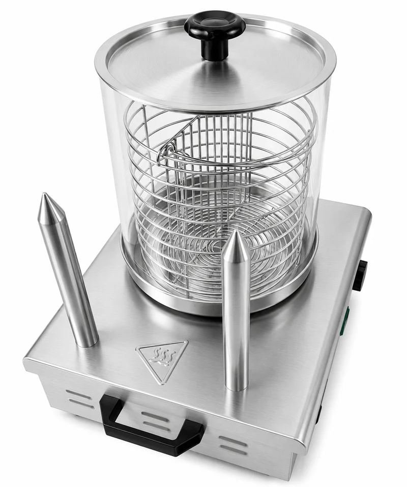Combisteel Hot Dog Gerät mit 2 Brotwärmer